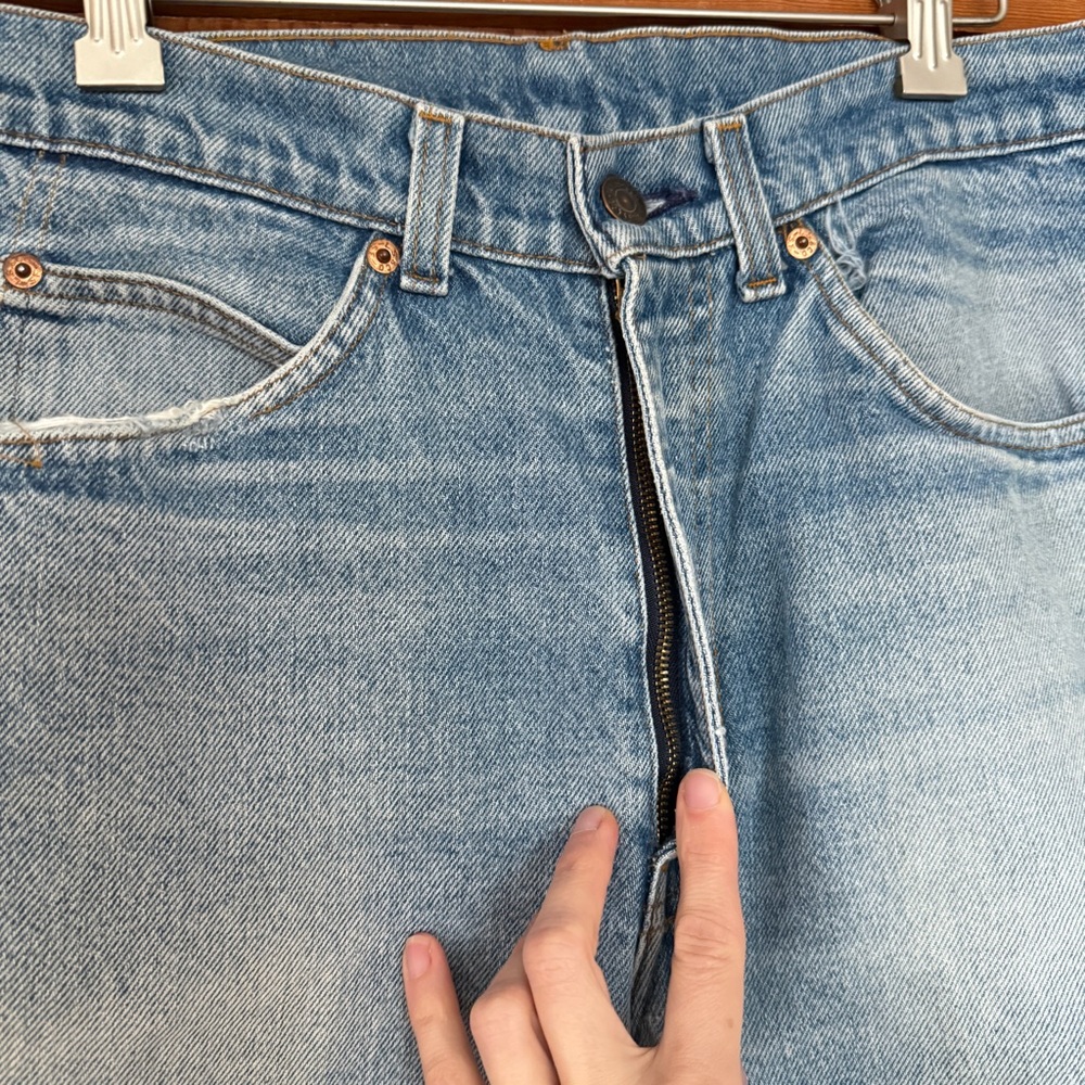 Vintage Levi’s Orange Tab 517 1970s worn in denim jeans - Picture 5 of 5